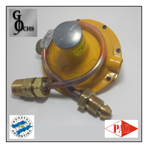 (RP117) REGULADORES "PAZ" GAS NATURAL 8 1/2 C/FLEX. - FERRETERIA - REGULADORES