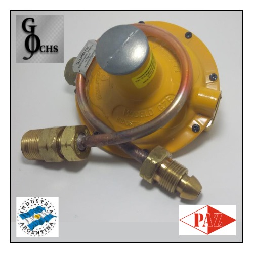 (RP118) REGULADORES "PAZ" GAS NATURAL 12 C/FLEX. - FERRETERIA - REGULADORES