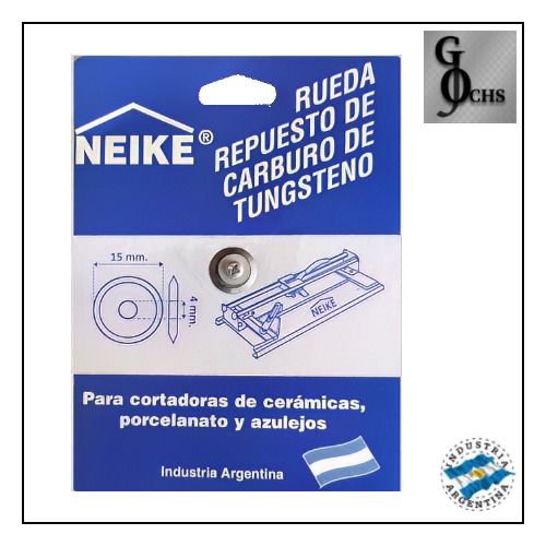 (RUC44) RUEDAS DE WIDIA PARA CORTADORAS DE CERAMICA "NEIKE" - HERRAMIENTAS - CORTADORAS DE CERAMICA