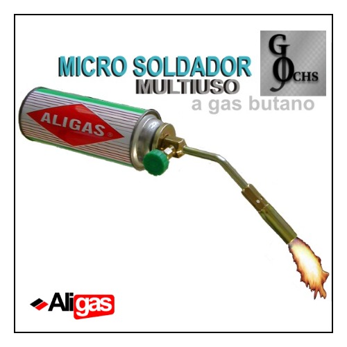 (SGAAL) SOPLETE PARA CARTUCHO GAS BUTANO SIN ENC. "ALIGAS" - HERRAMIENTAS - SOLDADORES Y SOPLETES