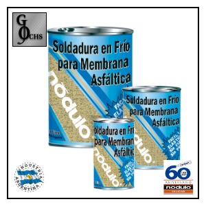 (SOL11) SOLDADURA EN FRIO PARA MEMBRANAS ASFALTICAS  1 LT. - NODULO - PRODUCTOS NODULO