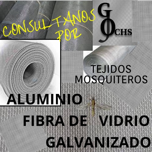 (TMC10) TEJIDO MOSQUITERO GALVANIZADO "CLAR" DE 1,00 MT - TEJIDOS - MOSQUITERO GALVANIZADO