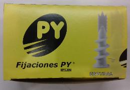 (TYESO) TARUGOS  "PY" ESPYRAL P/DURLOCK CON TORNILLO X 50 UNID - TARUGOS - TARUGOS