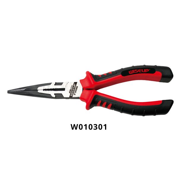 (W010301) ALICATE MEDIA CAA 6" "WISEUP" - HERRAMIENTAS - ALICATES
